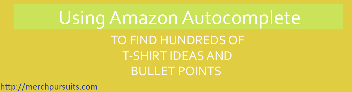 Amazon Autcomplete Merch By Amazon